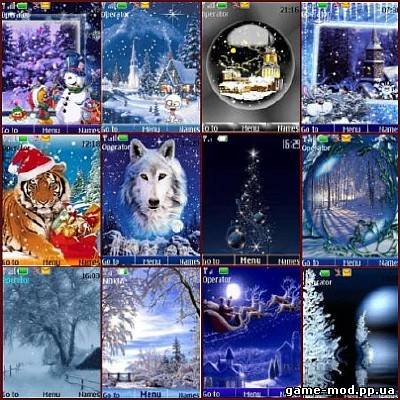 Winter themes Nokia S40