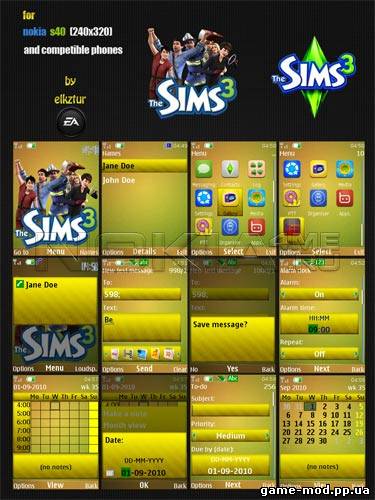 Sims 3 - Nokia S40 Theme